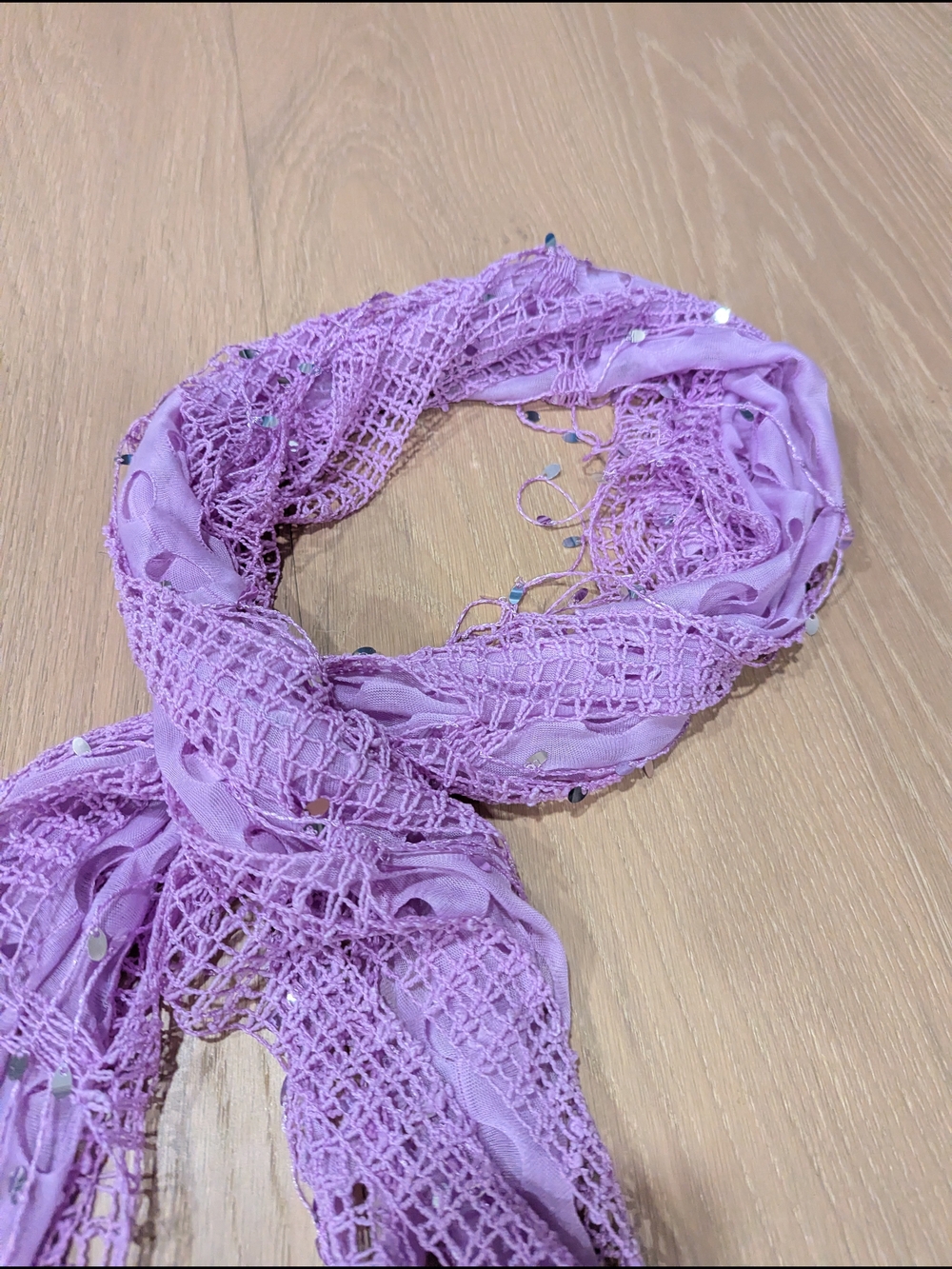Y2K Lavender Women's Scarf - Picture 4 of 5